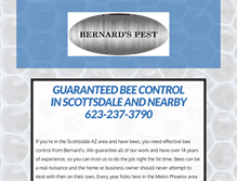 Tablet Screenshot of beesscottsdale.com